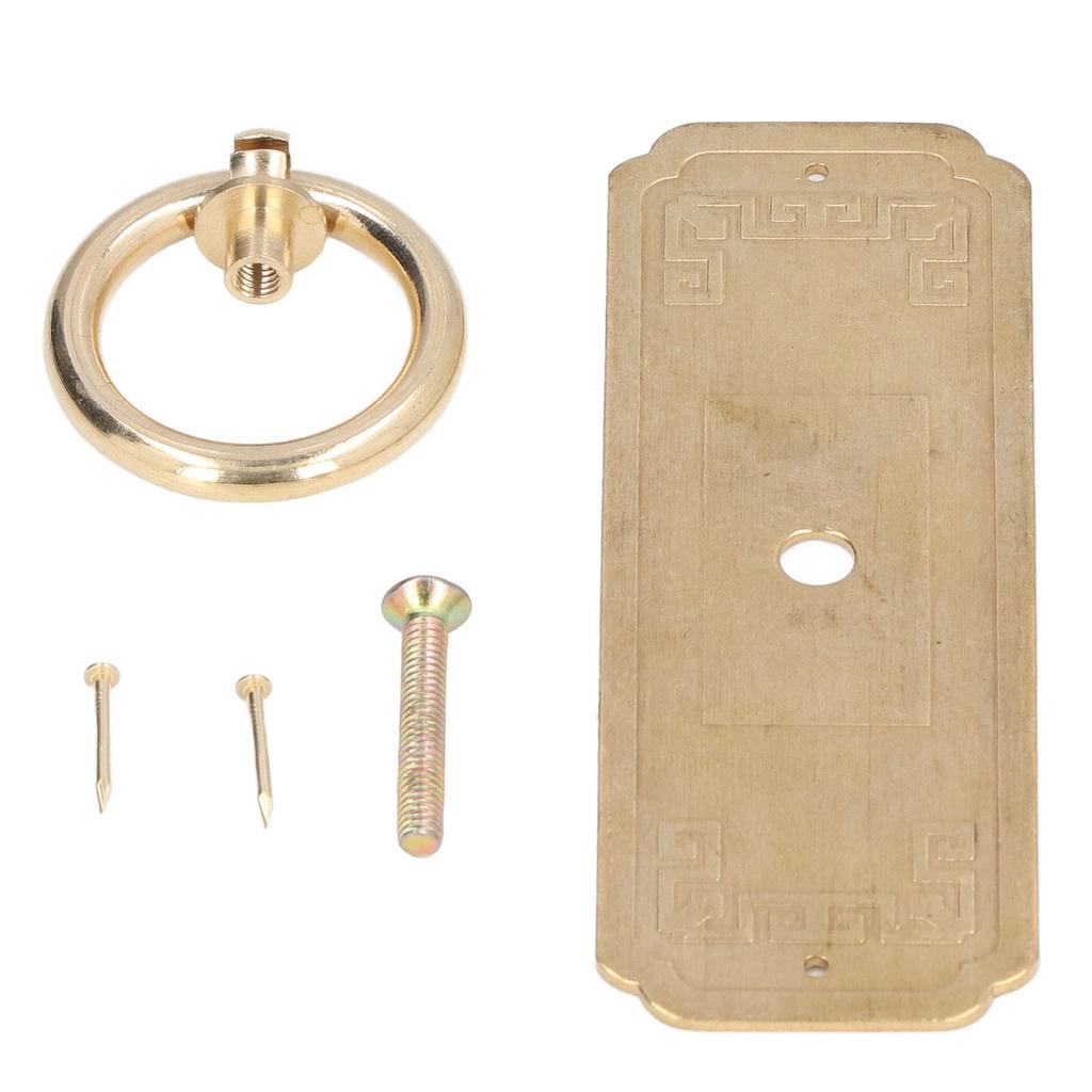 Schranktürgriff Chinesische Möbel Antikes Muster Reines Kupfer Schranktüren Fenster Retro