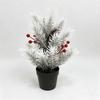 Red Fruit Simulated Christmas Red Fruit Simulated Christmas Leaves Christmas Pine Needles  Autumn