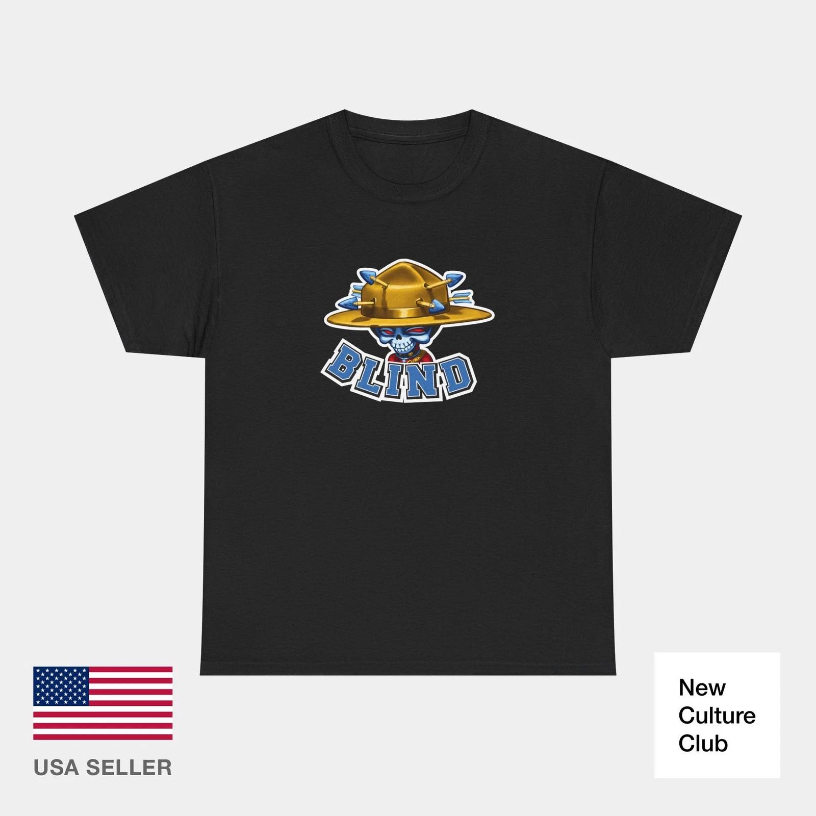 Mounty Reaper 2002 Blind Corey Sheppard Pro Skateboard Classic T Shirt Print S