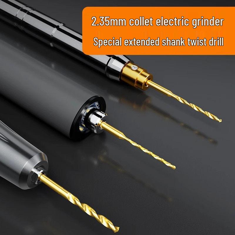 2.35mm Shank High-Speed Steel Micro Twist Drill for Woodworking and Amber Drilling