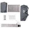 Trekking Tent Gray and Orange 2 Person