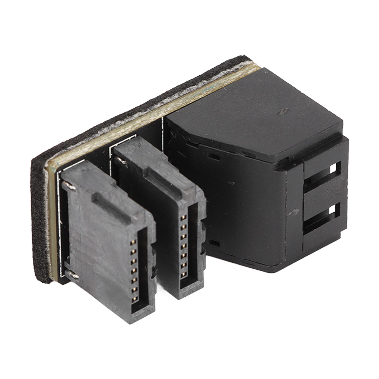 

SATA 7Pin Подвійний інтерфейс Обидві сторони 90 градусів 180 градусів Кермування 12G Висока швидкість Материнська плата SATA