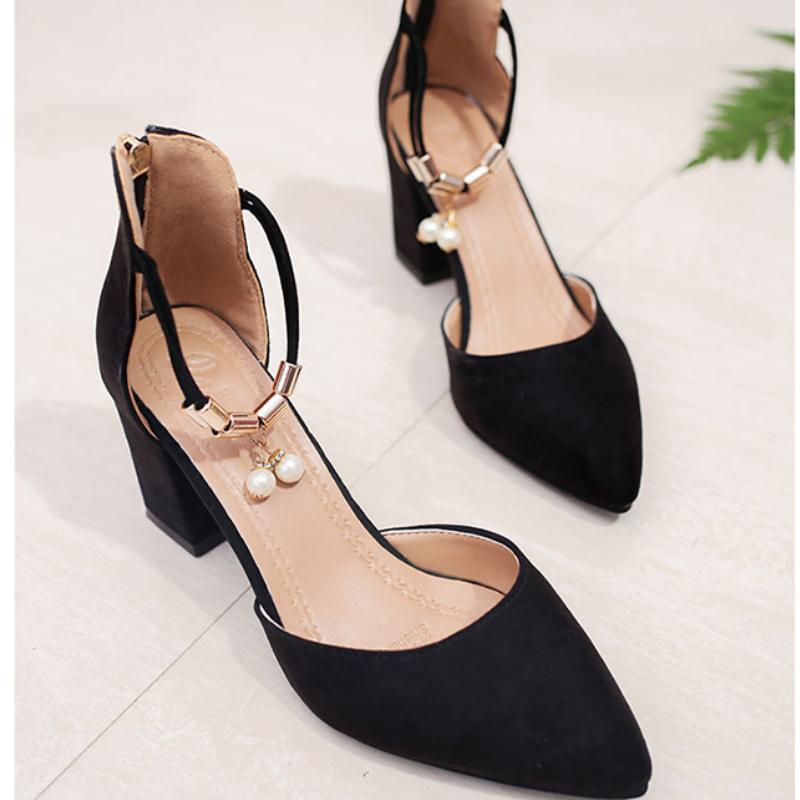 

Women Sandals Designer2025 Best Selling New Summer Party Dress Luxury Fashion Buckle Casual Pearl Sandals Women Zapatillas Mujer 34