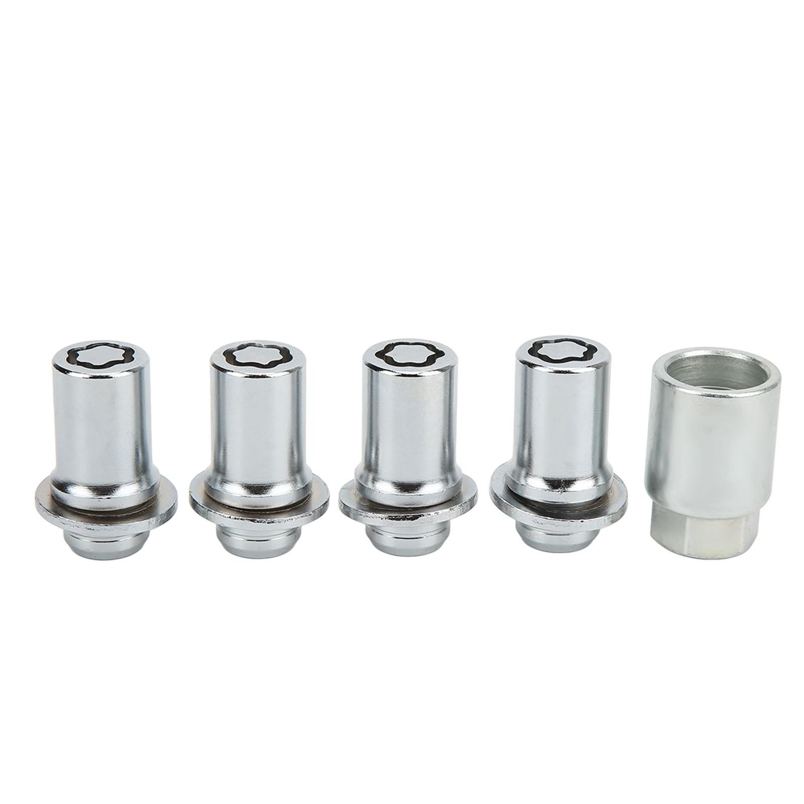 

5 шт. комплект никелированных хромированных замков на колеса, противоугонная конструкция для шин, автомобильные детали кузова 0027600901