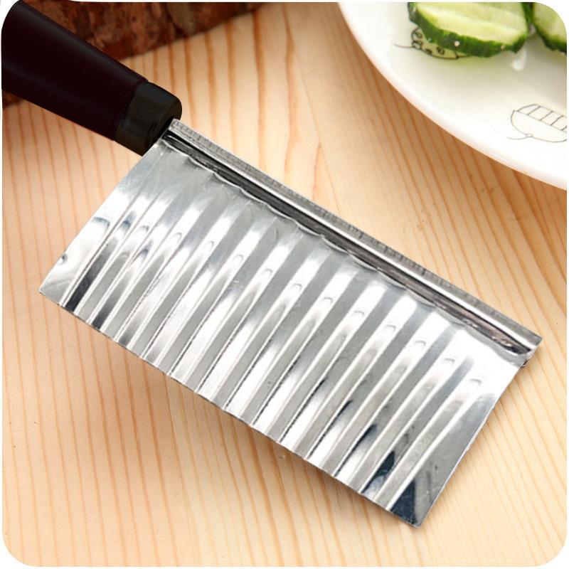 Potato wave knife cutting potato knife kitchen household multi-functional vegetable cutter fancy cutter potato grid slicing tool