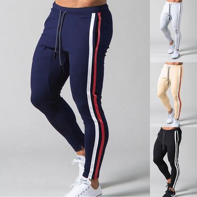 Herren-Sporthose, schweißabsorbierende, atmungsaktive Reißverschlusshose, Frühlings- und Herbst-Freizeithose für Herren