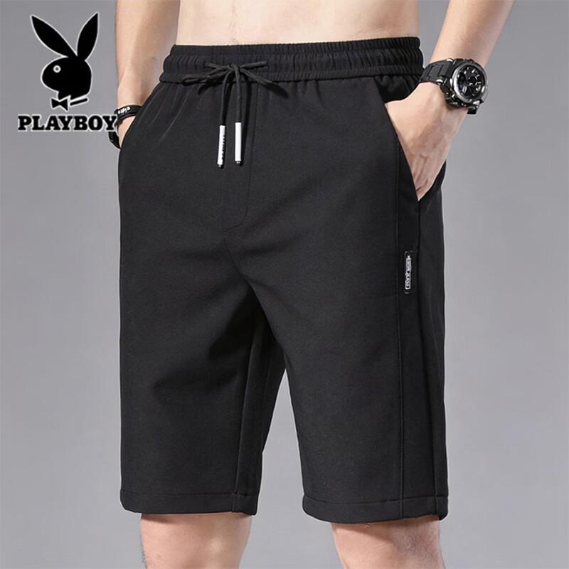 Playboy Men s Ice Silk Casual Sports Shorts 28