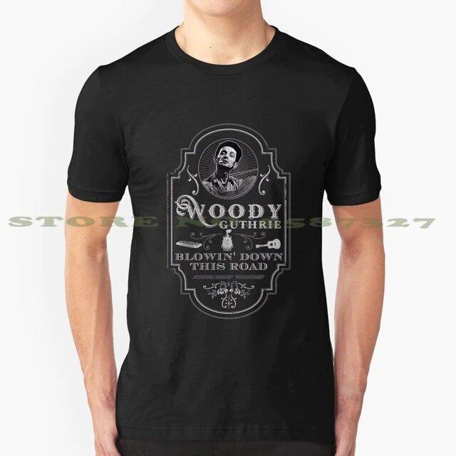 Blowin  Down The Road Vintage Woody Guthrie Folk Country God Bless America Shirt Unisex T-Shirt XXXXL