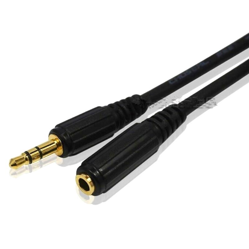 3.5mm Male to Female Extender Cord Headphone Cable Audios Stereo Auxiliary Cable for PC 3.5mm Male to 3.5mm Female Cord