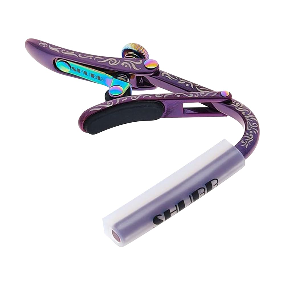 SHUBB Capo for Acoustic and Electric C1 vs Violet 50th Anniversary Limited Edition Collection Guitars, Sky,