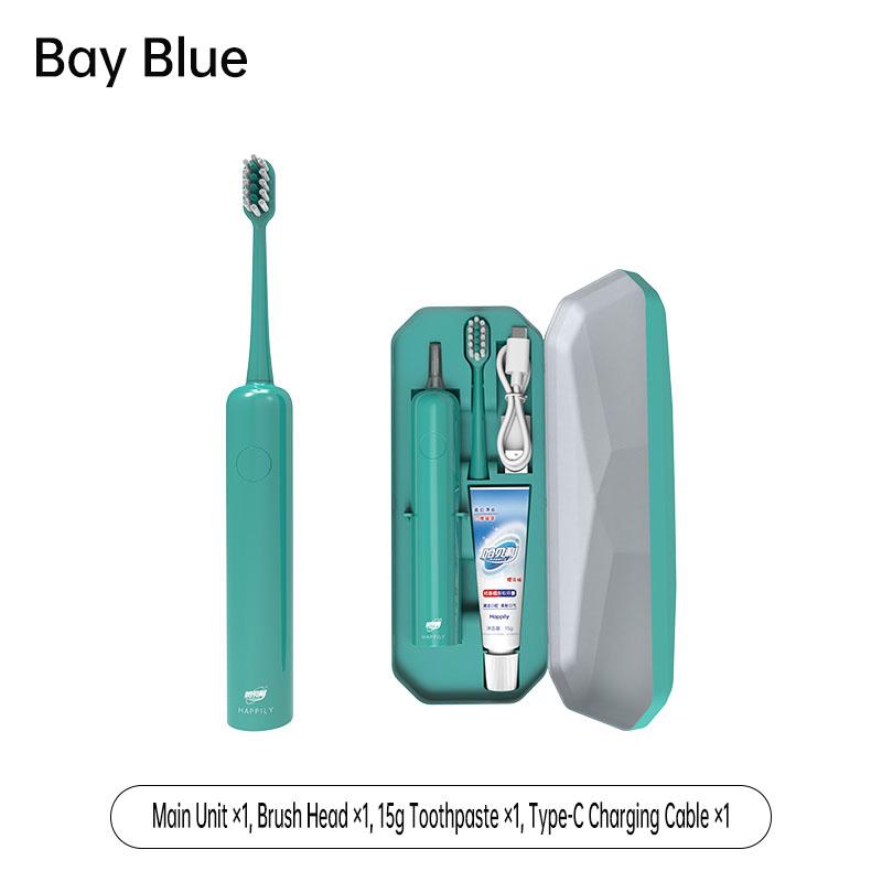 Happily High Quality Bristle Adult Electric Toothbrush Vibrating Whitening Teeth Oral Care USB Charging Brush Toothbrush