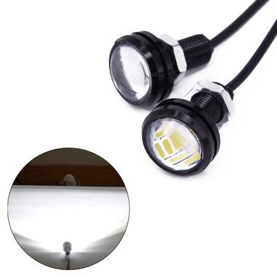 4pcs 12V 15W White Eagle Eye LED Car Auto DRL Daytime Running Lights Backup Lamp