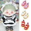 For 20cm Cotton Dolls Leather Shoes Suitable for 20cm Cotton Dolls Princess Shoes Toys Casual Bow Shoes Dolls Accessories DIY Doll Toys