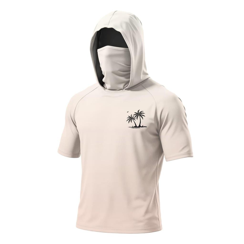 Maglietta a maniche corte da uomo estiva ad asciugatura rapida con protezione solare UPF 50 Plus, felpa per pesca sportiva, camicia leggera e traspirante per esterni