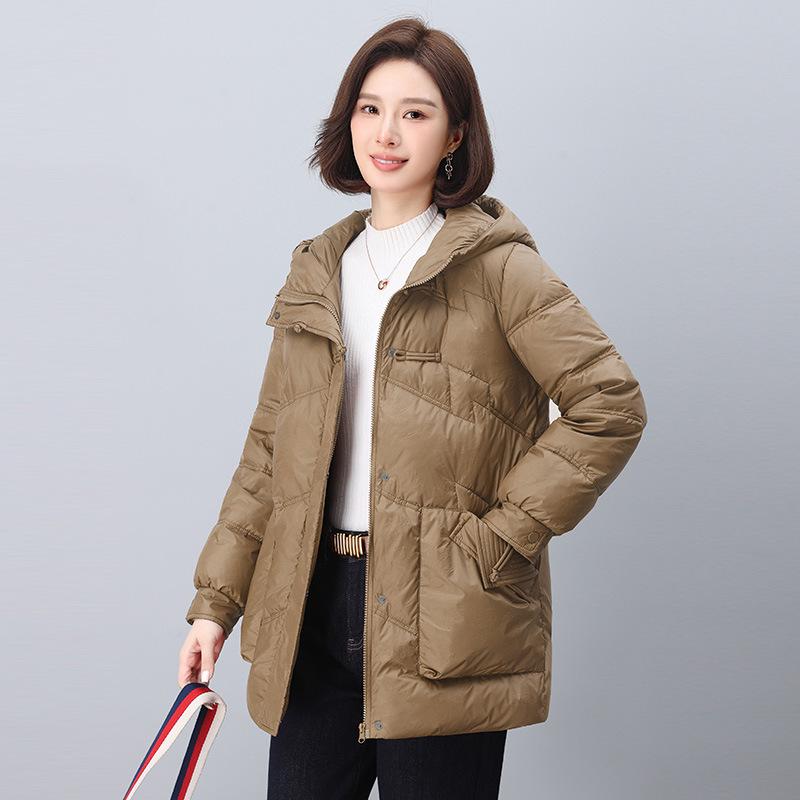 Women's Winter Plus Size Cotton Coat - Fashionable, Thick, and Age-Reducing for Middle-aged and Elderly