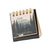 HX6F 2026 Desk Calendar Twin-Coil Binding 19 Month Paper Calendar 06/2026 to 12/2026