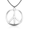 Fashionable Hippie Logo Pattern Necklace Pendant Accessory Alloy