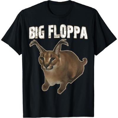 Big Floppa Caracal Pisică Meme Meme Amuzante Meme Internet Gen-Z Bărbați Femei Copii Tricou