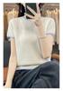Women's Round Neck Solid Color Sweater - Versatile Knit Pullover for Autumn/Winter