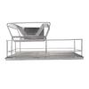 Saving Drying Rack Space Dish 2 Tier Dish Rack For Kitchen Counter Stainless Steel Dish Drainer