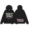Mens Oversized Hooded Sweatshirt With Fleece Lining Streetwear Cotton Pullover Winter Casual Wear