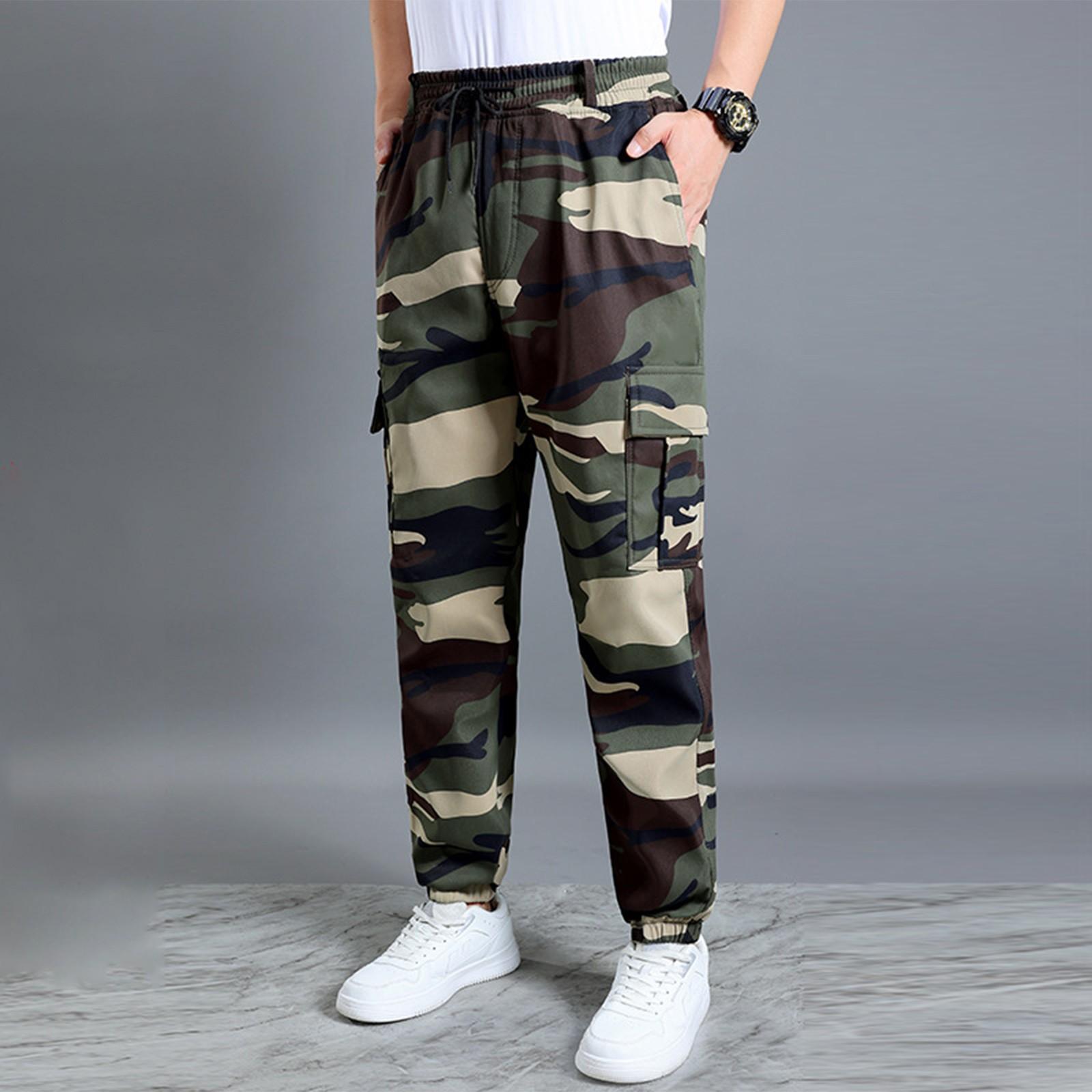 

Чоловічі штани-карго Спортивні водонепроникні спортивні штани великих розмірів для походів 190 зелений