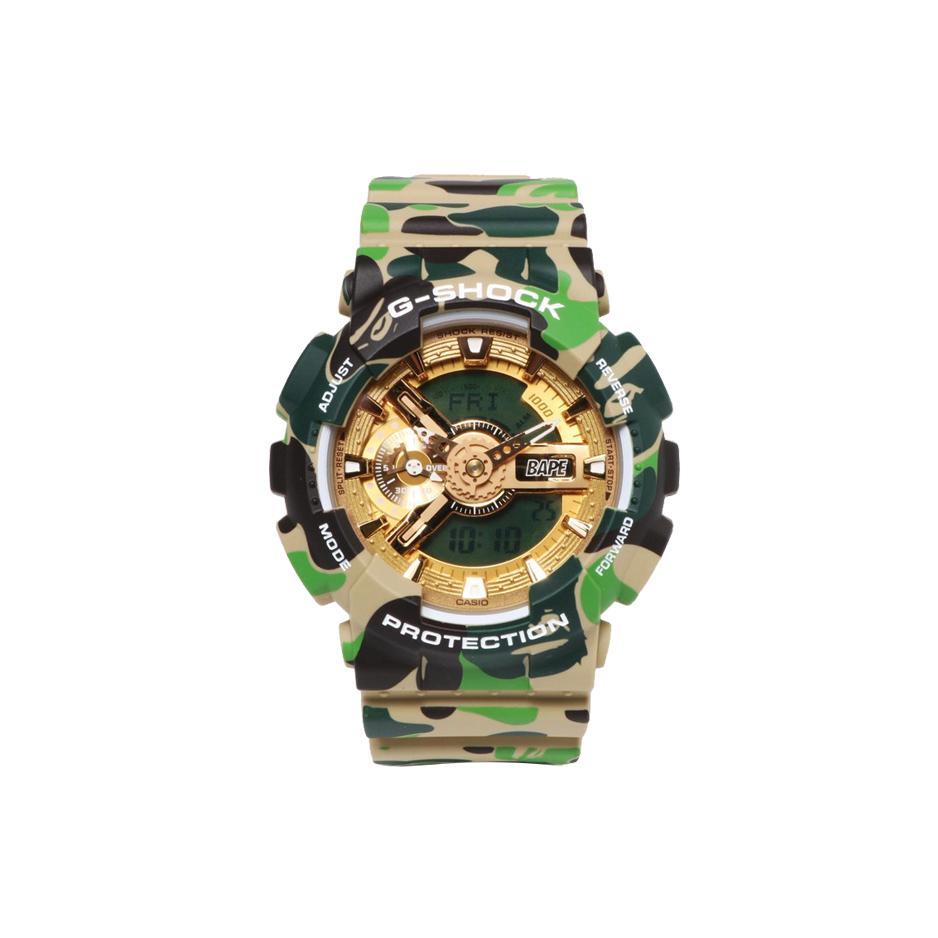 

CASIO G Shock X Bape Limited Edition GA 110 GA-110APE-5A Camouflage
