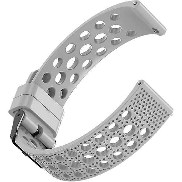 

Совместим со смарт-часами TOZO S3, силиконовые сменные ремешки, спортивный ремешок с металлической застежкой, совместим со смарт-часами TOZO S3 1,83 дюйма чёрный