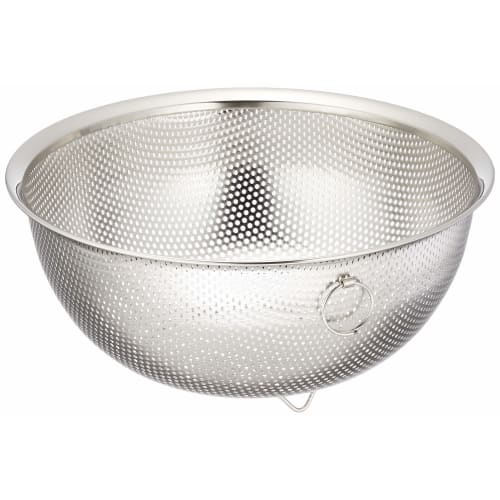Wahei Freiz Punched Strainer, 23cm, Stackable with SUI-6044, Easy to Clean, Durable, SUI Gut SUI-6029