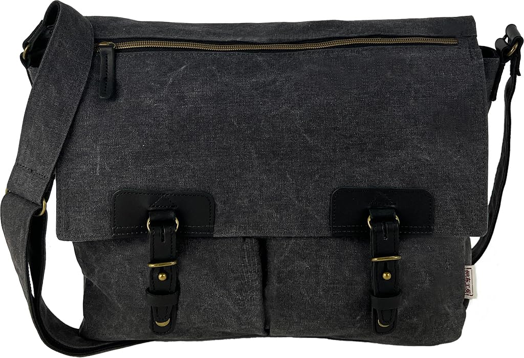 

Hanpu Kobo Shoulder Bag bag for men and messenger 3X97 Black [Shoulder women, bag, crossbody, A4, canvas] чорний