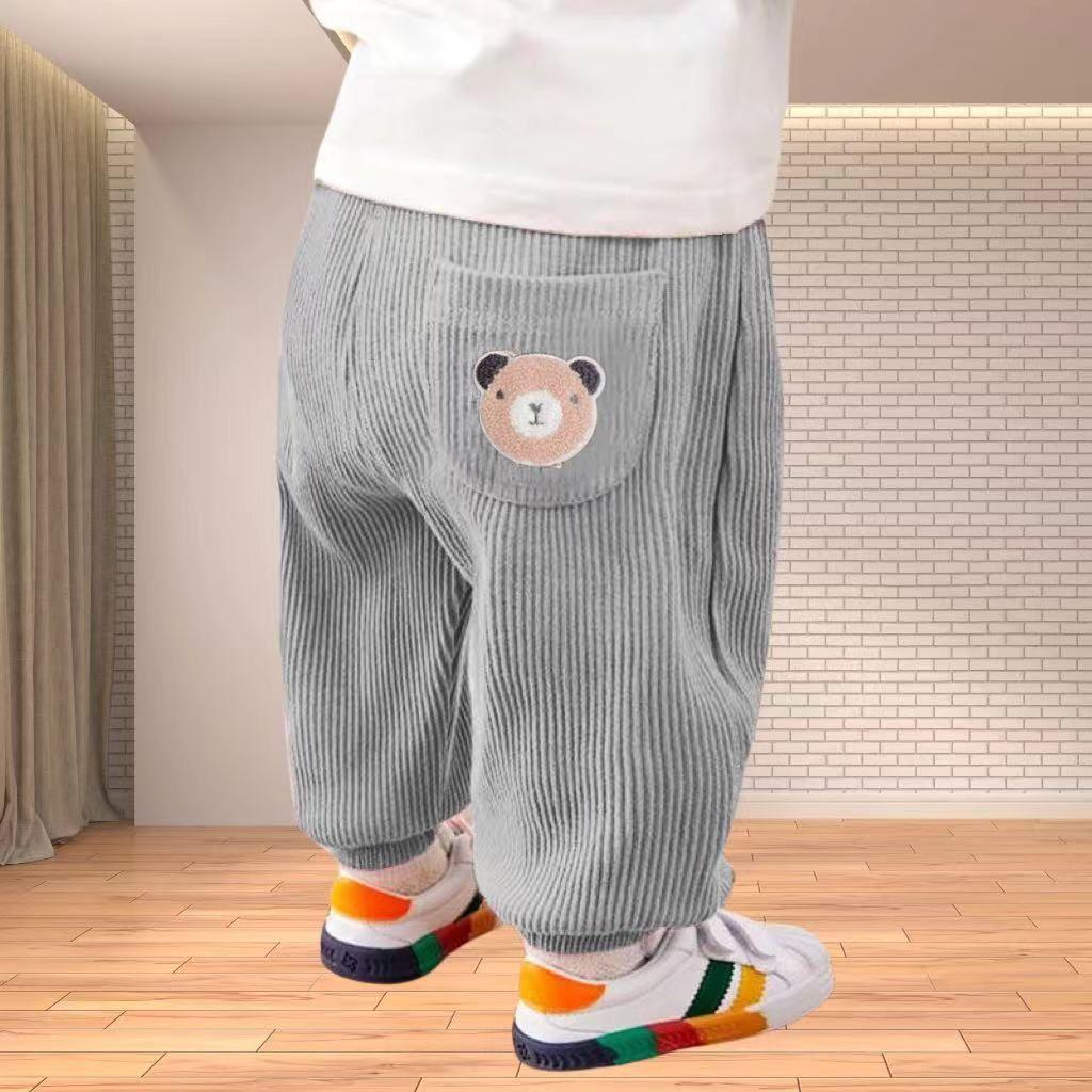 Spring 2025 Korean Style Girls' Jogger Pants - Fashionable and Versatile for Children