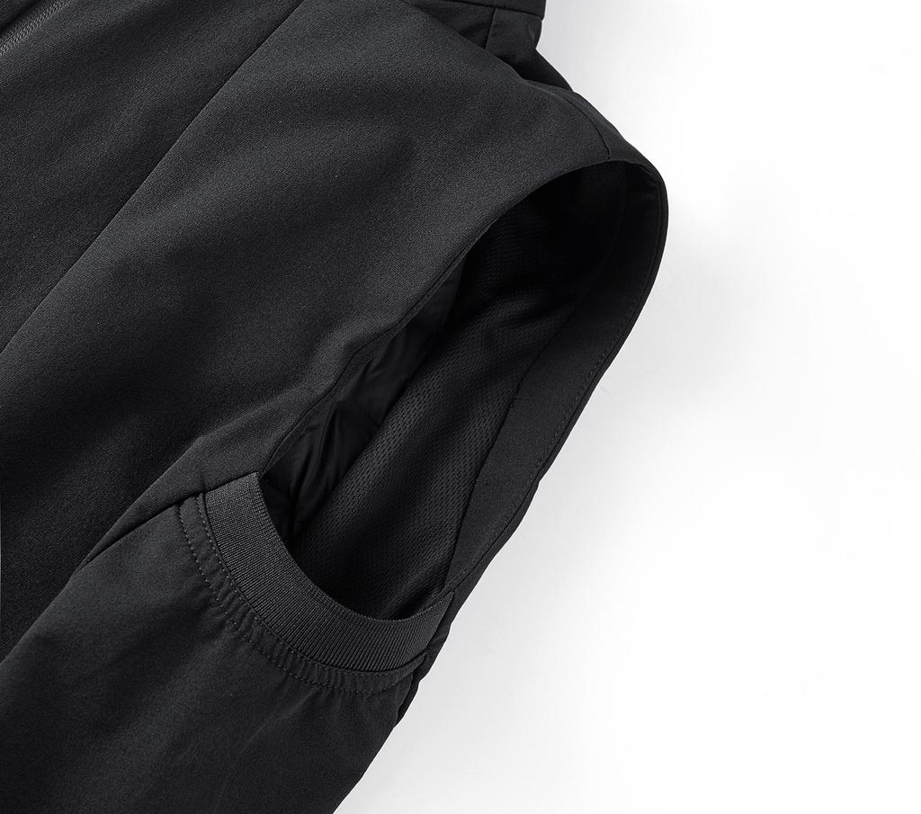 Men's Patchwork Duck Down Vest - Warm, Lightweight Stand Collar for Autumn/Winter