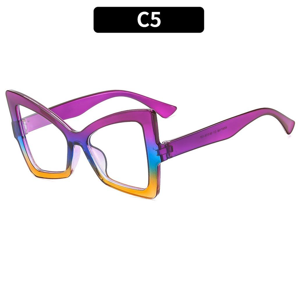 

Uv400 Glasses Shatter-Resistant Woman Eyewear Square Fashion Glasses Elegant Eye Eyeglasses Frames For Outfit Styling