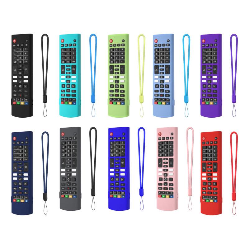 

Силиконовый чехол для пульта дистанционного управления, защитный чехол, устойчивый к царапинам, со шнурком