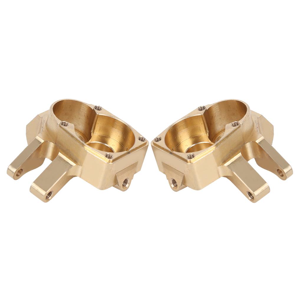 

1 Pair Brass Heavy Duty Steering Knuckle Fit for Axial Capra1.9 SCX10 110 RC Car