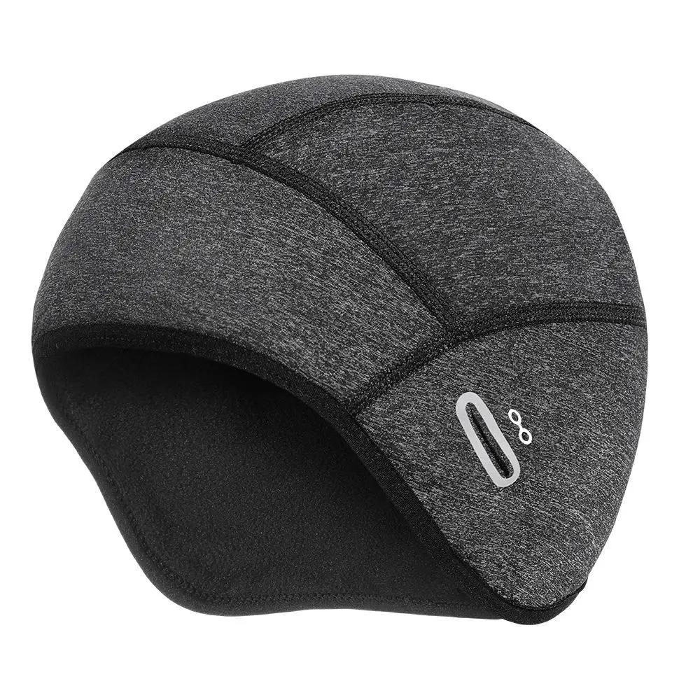 

Skull Cap Helmet Liner With Glasses Holes Winter Thermal Cycling Cap Ideal For Men and Women Cycling Hat Beanie M/L