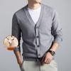 Pierre Cardin Men's V-Neck Knit Wool-Blend Cardigan