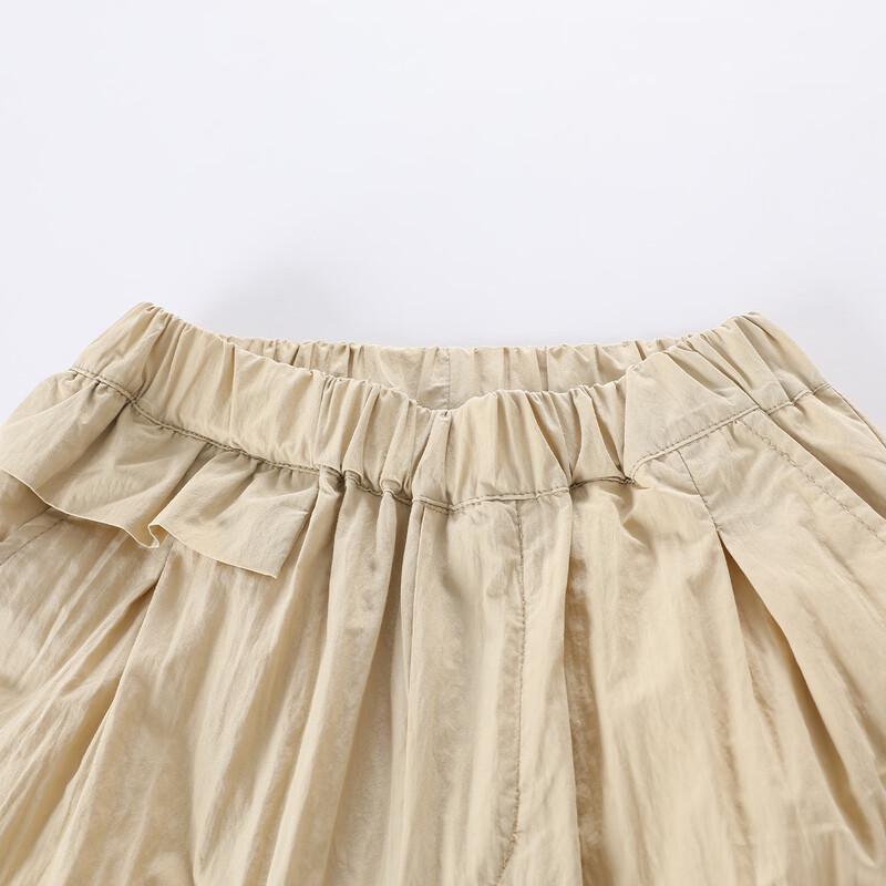 Girls' Summer Candy Color Straight-Leg Casual Pants