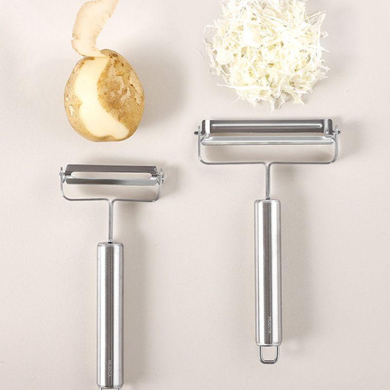 Wiedergeboren. J Mudita Ganzedelstahl Schäler W Breiter Kohl Schäler / Kartoffelschäler Mehrzweck Hobel