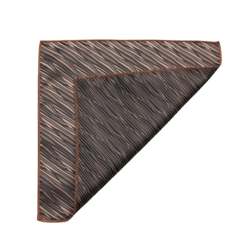 Source Pocket Towel Men'S Polyester Suit Dress Chest Towel Multi-Color Handkerchief Sales Striped Small Square Towel