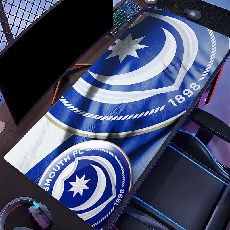 Portsmouth Mouse Pad, Large Gaming Desk Mat, Non-slip XXL Mousepad for Laptop & Tablet, Mini PC Playmat with Stitched Edges