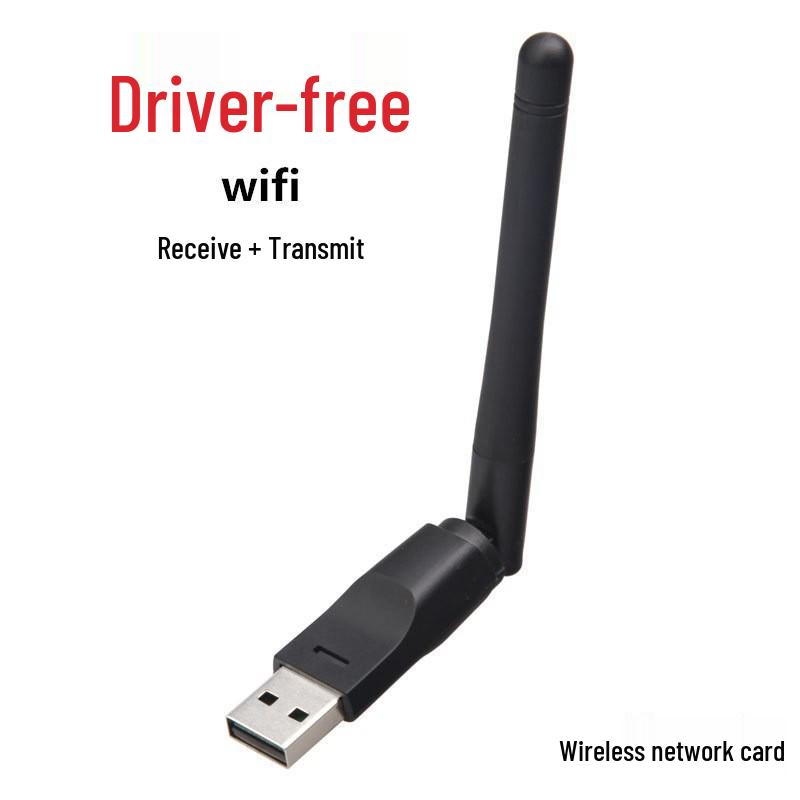 USB Wireless Network Card 1300Mbps Gigabit 5G Dual-Band WiFi6 Receiver, Driver-Free