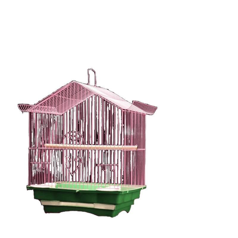 Small Villa Birdcage for Parrots, Budgies, Lovebirds, Sparrows, and Finches