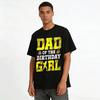 Papa des Geburtstagskindes Softball-Thema Familienoberteil Reines Baumwoll-T-Shirt