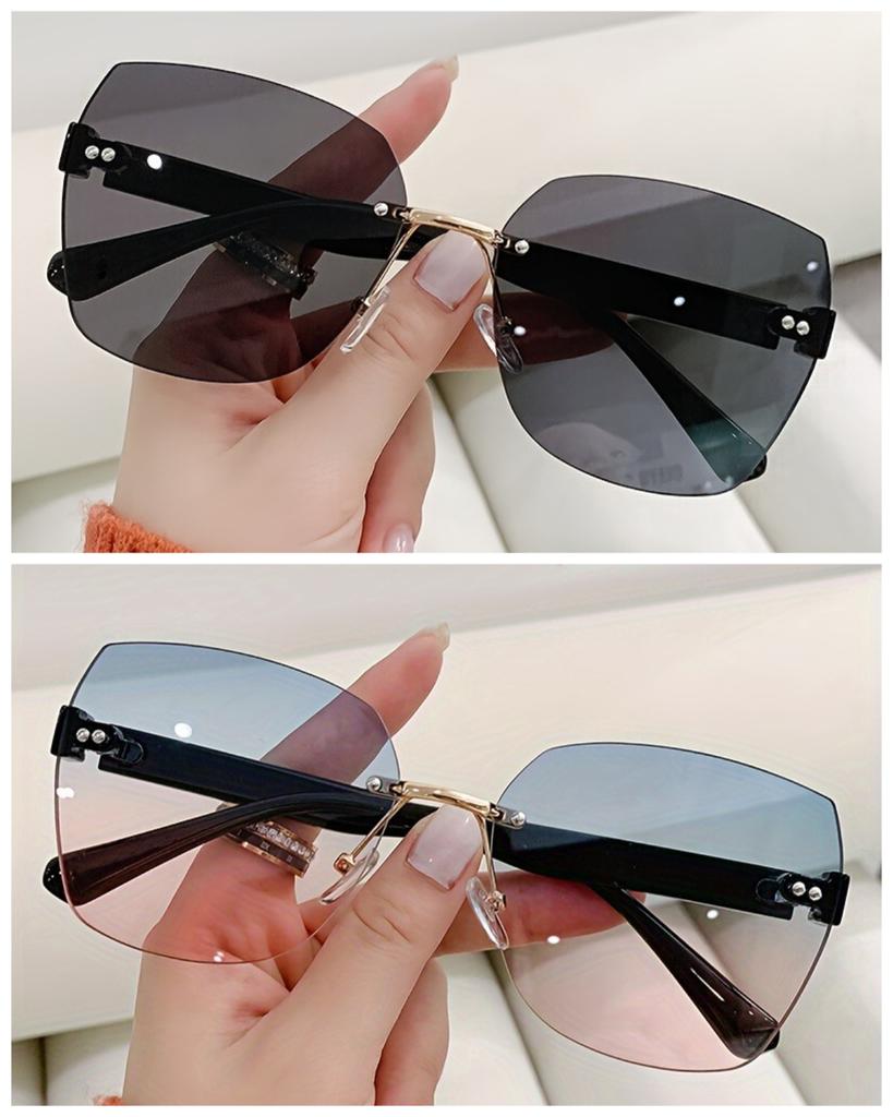 Retro Square Glasses Popular Large Frame Glasses Polarized Glasses Suitable for Women