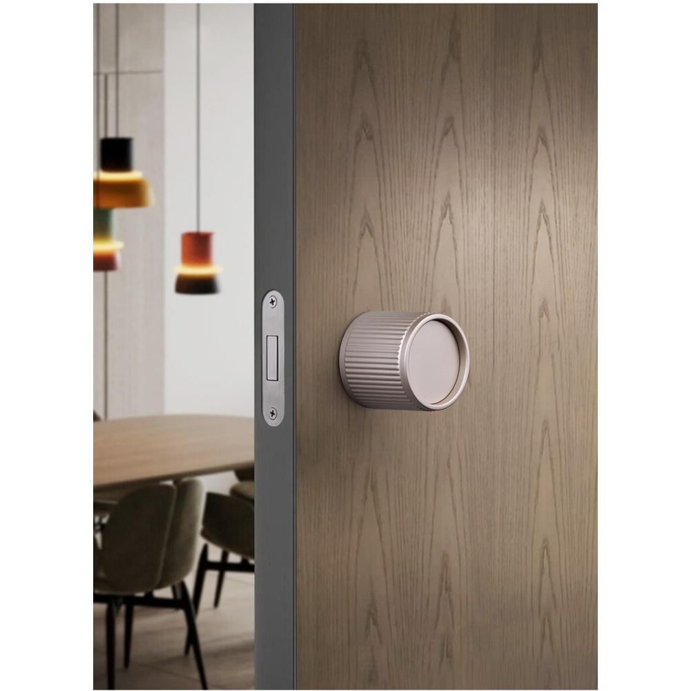 Concealed Single Sided Door Lock Modern Zinc Alloy Concealed Door Handle Lock For Bedroom And Interior Doors