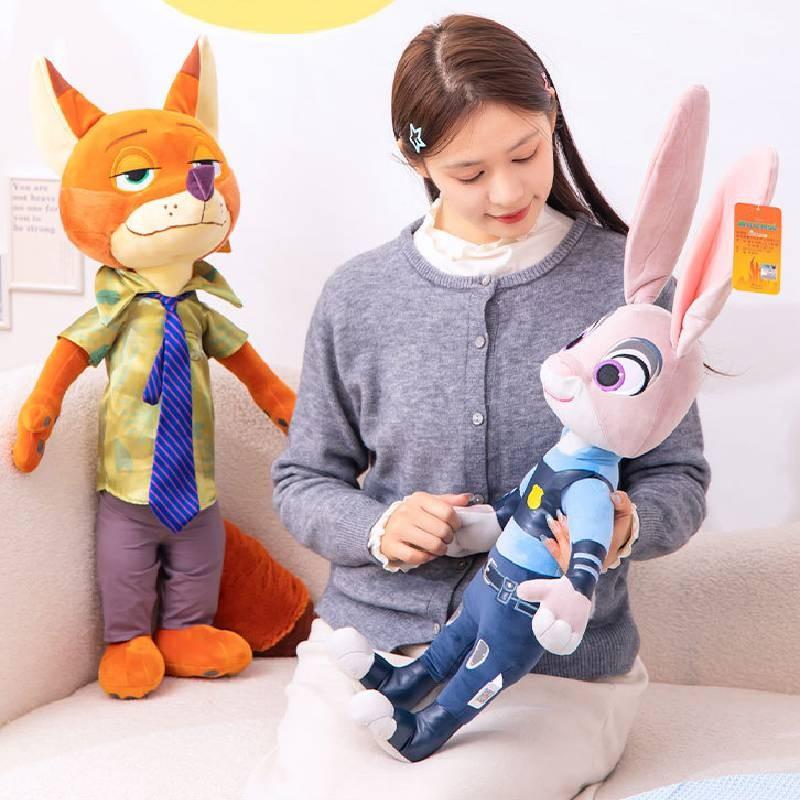Zootopia Judy Hopps Nick Wilde Plush Toy Cute Cartoon Girl Holiday Doll Gift