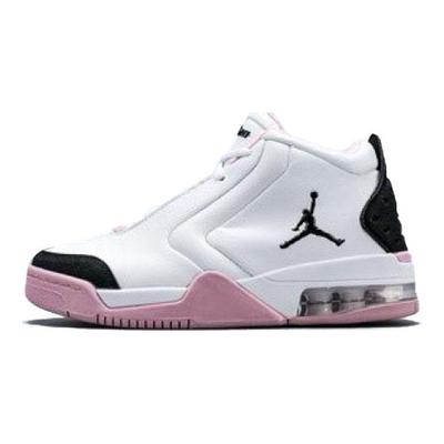 Jordan Big Fund Pelle Comode Retro Supportive Antiscivolo Ammortizzanti Durevoli Scarpe da Basket Mid-Top Sneaker Bambino BV7375-106