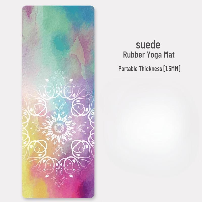 OEING 1.5mm Foldable Natural Rubber Yoga Mat