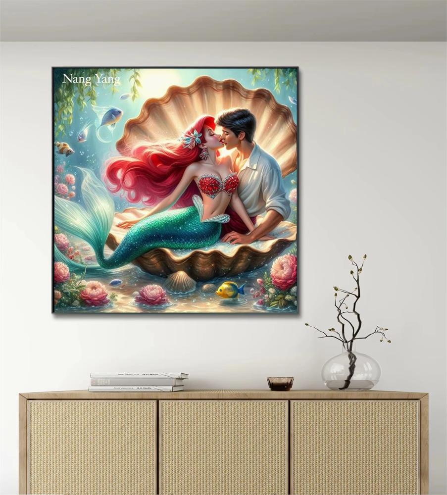 Disney IP Collection Diamond Painting Full of Diamonds DIY Diamond Embroidery Cartoon Decorative Painting Material Package